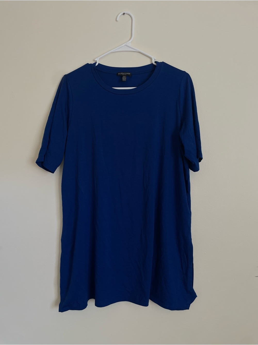 Eileen Fisher Deep Royal Blue Tunic Top
